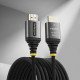 StarTech.com Câble HDMI Haute Vitesse Certifié Premium 2m (6ft), Ultra Flexible, 4K 60Hz/1440p 144Hz avec HDR10/ARC, 18Gbps, Cordon HDMI Tressé Haute Flexibilité