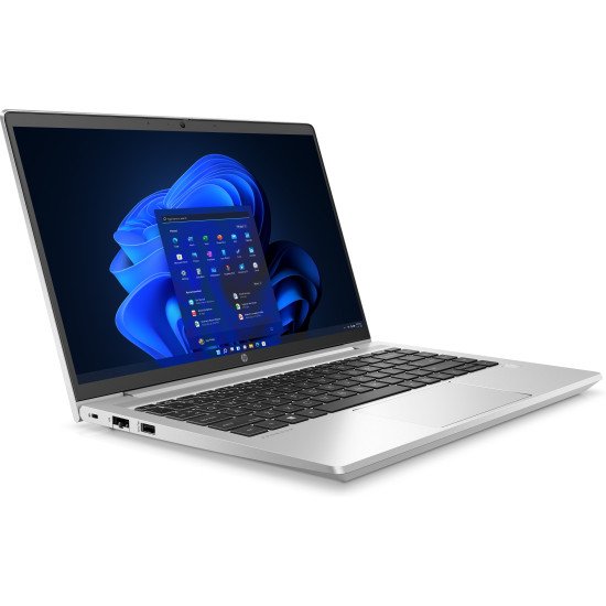 HP ProBook 445 G9 AMD Ryzen™ 5 5625U Ordinateur portable 35,6 cm (14") Full HD 8 Go DDR4-SDRAM 256 Go SSD Wi-Fi 6 (802.11ax) Windows 11 Pro Argent