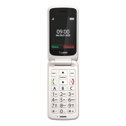 Gigaset GL595 7,11 cm (2.8") 114 g Blanc Téléphone pour seniors Gigaset GL595 7,11 cm (2.8") 114 g Blanc Téléphone pour seniors