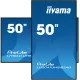iiyama LH5041UHS-B2AG affichage de messages Écran plat de signalisation numérique 127 cm (50") LCD 500 cd/m² 4K Ultra HD Noir 24/7 iiyama LH5041UHS-B2AG affichage de messages Écran plat de signalisation numérique 127 cm (50") LCD 500 cd/m² 4K Ultra HD Noir 24/7