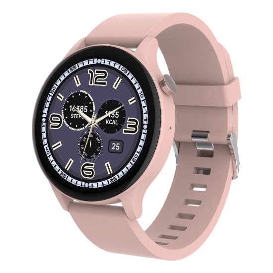 Denver SWC-338RO smartwatche et montre de sport 3,51 cm (1.38") TFT 44.5 mm Numérique 240 x 240 pixels Écran tactile Rose Denver SWC-338RO smartwatche et montre de sport 3,51 cm (1.38") TFT 44.5 mm Numérique 240 x 240 pixels Écran tactile Rose