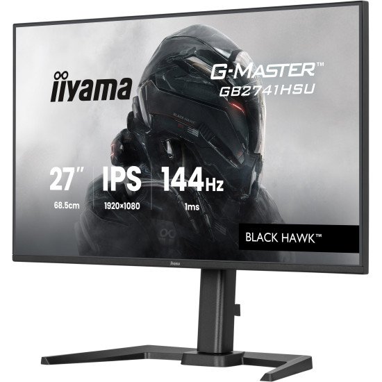 iiyama G-MASTER GB2741HSU-B1 écran PC 68,6 cm (27") 1920 x 1080 pixels Full HD Noir iiyama G-MASTER GB2741HSU-B1 écran PC 68,6 cm (27") 1920 x 1080 pixels Full HD Noir