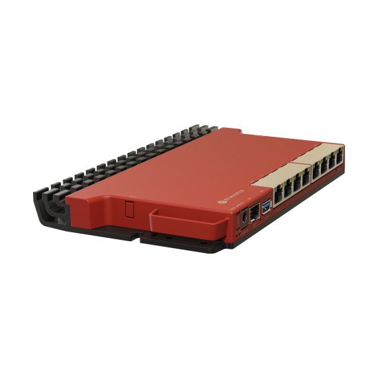 Mikrotik L009UiGS-RM Routeur connecté 2.5 Gigabit Ethernet, Gigabit Ethernet Rouge