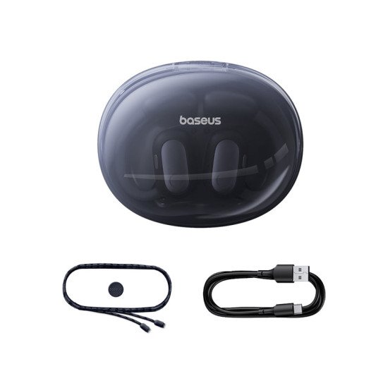 Baseus Eli Sport 1 Casque Sans fil Crochets auriculaires Appels/Musique USB Type-C Bluetooth Noir Baseus Eli Sport 1 Casque Sans fil Crochets auriculaires Appels/Musique USB Type-C Bluetooth Noir