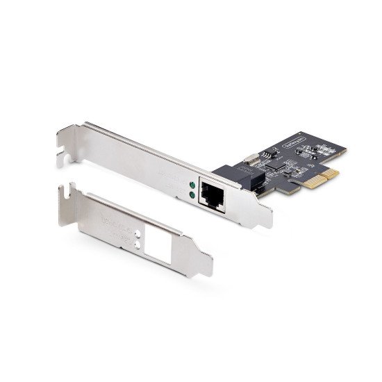 StarTech.com Carte Réseau PCIe à 1 Port 2,5 Gbps NBASE-T, Intel® I225-V, Carte Réseau pour Ordinateur à Port Unique, Carte Réseau Ethernet MultiGigabit, Carte LAN Serveur PCI Express StarTech.com Carte Réseau PCIe à 1 Port 2,5 Gbps NBASE-T, Intel® I225-V, Carte Réseau pour Ordinateur à Port Unique, Carte Réseau Ethernet MultiGigabit, Carte LAN Serveur PCI Express