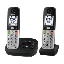 Panasonic KX-TGU432 Téléphone DECT Identification de l'appelant Noir, Argent