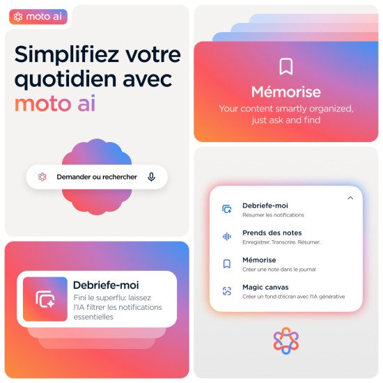 Motorola moto g56 5G 17,1 cm (6.72") Double SIM hybride Android 15 USB Type-C 8 Go 256 Go 5200 mAh Gris