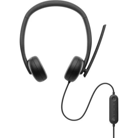DELL WH3024 Casque Avec fil Arceau Appels/Musique USB Type-C Noir DELL WH3024 Casque Avec fil Arceau Appels/Musique USB Type-C Noir