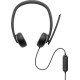 DELL WH3024 Casque Avec fil Arceau Appels/Musique USB Type-C Noir