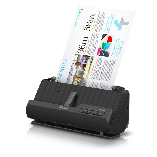 Epson ES-C320W Chargeur automatique de documents + Scanner à feuille 600 x 600 DPI A4 Noir