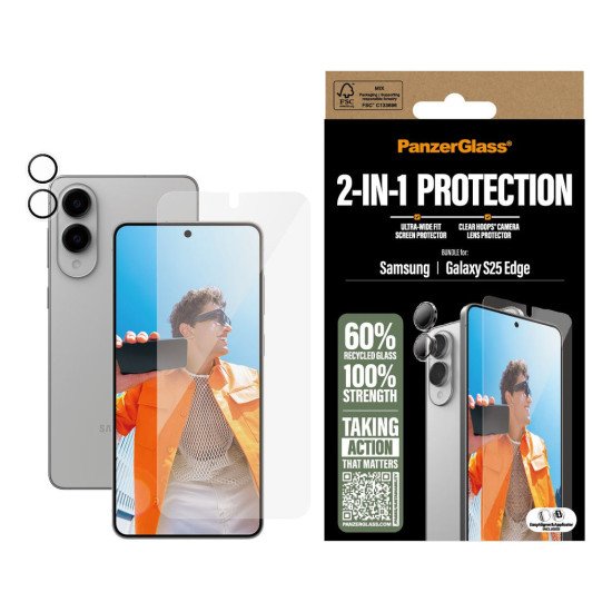 PanzerGlass PG34438 écran et protection arrière de téléphones portables Samsung 1 pièce(s)