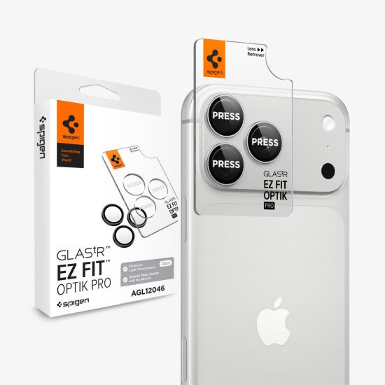 Spigen Optik Pro EZ Fit Protecteur d'objectif caméra Apple 2 pièce(s)