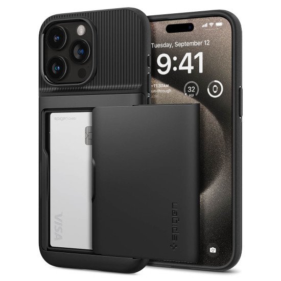 Spigen ACS06589 coque de protection pour téléphones portables 17 cm (6.7") Housse Noir