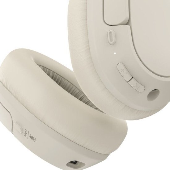 Belkin AUD008HQSA casque Casques Sans fil Arceau Appels/Musique USB Type-C Bluetooth Sable