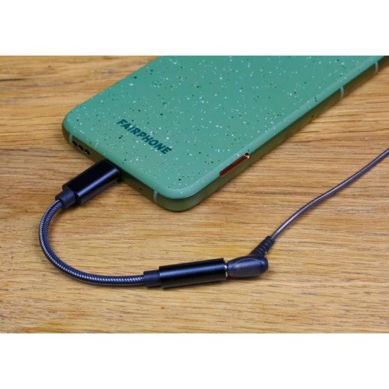 Fairphone ACADAP-2ZW-WW1 changeur de genre de câble USB-C Jack 3,5 mm Noir