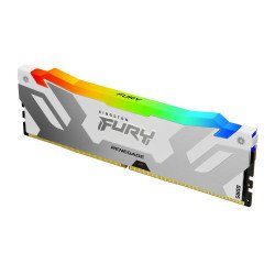 Kingston Technology FURY 16Go 7600MT/s DDR5 CL38 DIMM Renegade RGB Blanc XMP Kingston Technology FURY 16Go 7600MT/s DDR5 CL38 DIMM Renegade RGB Blanc XMP