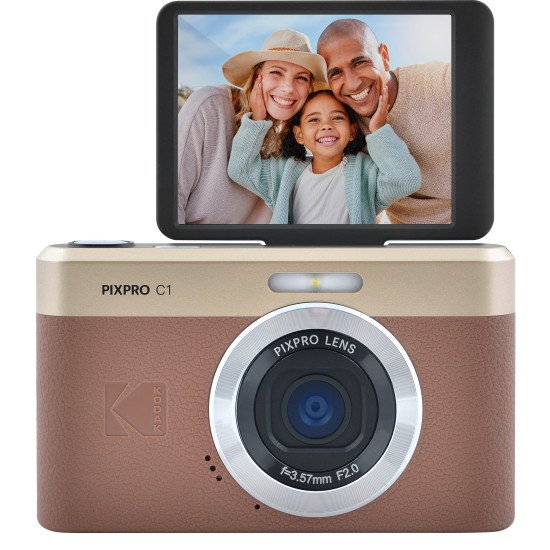 Kodak PIXPRO C1BN 1/3" Appareil-photo compact 13 MP CMOS 4160 x 3120 pixels Marron
