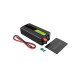 Green Cell Przetwornica napicia PowerInverter LCD 12 V 500W/1000W Przetwornica samochodowa z wywietlaczem - czysty sinus adaptateur de puissance & onduleur Auto Noir