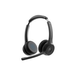 Cisco HS-WL-722Q-BUNA-C écouteur/casque Sans fil Arceau Bureau/Centre d'appels Bluetooth Noir Cisco HS-WL-722Q-BUNA-C écouteur/casque Sans fil Arceau Bureau/Centre d'appels Bluetooth Noir