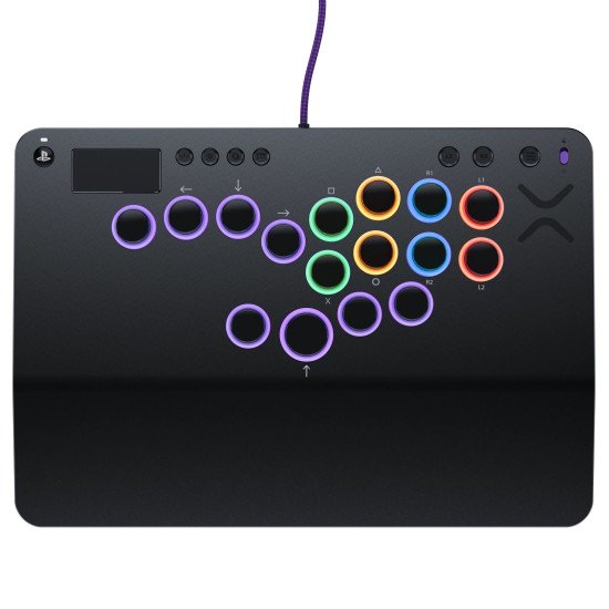 PDP Victrix Pro KO Leverless Fight Stick Gris USB Fightstick PC, PlayStation 4, PlayStation 5