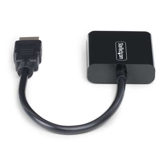 StarTech.com Adaptateur HDMI vers VGA, Convertisseur Vidéo Actif pour Ordinateur Portable/Bureau, 1920x1080 (1080p), Source HDMI vers Moniteur/Affichage/Projecteur VGA StarTech.com Adaptateur HDMI vers VGA, Convertisseur Vidéo Actif pour Ordinateur Portable/Bureau, 1920x1080 (1080p), Source HDMI vers Moniteur/Affichage/Projecteur VGA