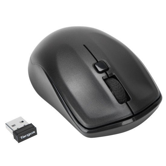 Targus AKM610ES clavier Souris incluse Universel RF sans fil Espagnole Noir
