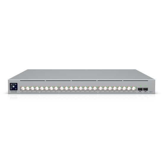 Ubiquiti UniFi ECS-24-POE commutateur réseau Géré L2/L3 10G Ethernet (100/1000/10000) Connexion Ethernet POE 1U Gris Ubiquiti UniFi ECS-24-POE commutateur réseau Géré L2/L3 10G Ethernet (100/1000/10000) Connexion Ethernet POE 1U Gris