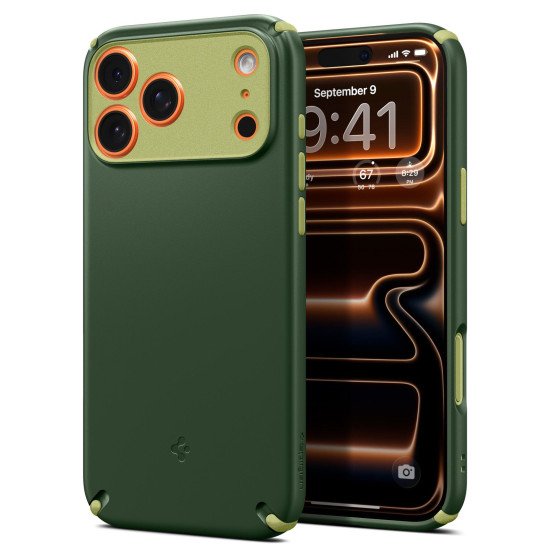 Spigen Nano Pop Hybrid (MagFit) coque de protection pour téléphones portables 16 cm (6.3") Housse Vert foncé