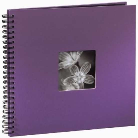 Hama "Fine Art" Spiral Album, purple, 34x32/50 album photo et protège-page Violet 10 x 15, 13 x 18
