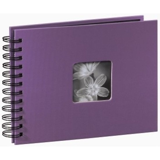 Hama "Fine Art" Spiral Album, purple, 22x17/50 album photo et protège-page Violet 10 x 15, 13 x 18