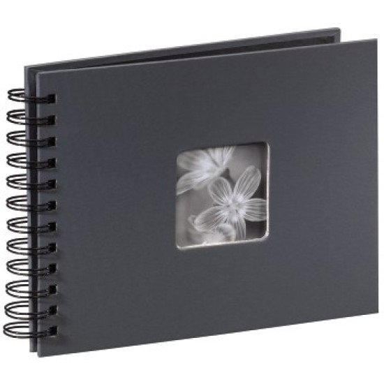 Hama "Fine Art" Spiral Album, grey, 22x17/50 album photo et protège-page Gris 10 x 15, 13 x 18