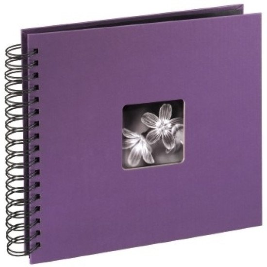 Hama "Fine Art" Spiral Album, purple, 26x24/50 album photo et protège-page Violet 10 x 15, 13 x 18