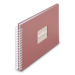 Hama 00009855 album photo et protège-page Terre cuite 50 feuilles 10 x 15 Reliure spiralée