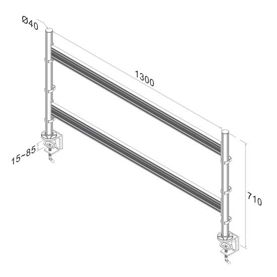 Newstar Barre porte-outils