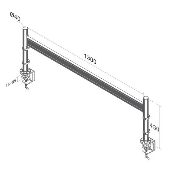 Newstar Barre porte-outils LCD/LED/TFT Newstar Barre porte-outils LCD/LED/TFT