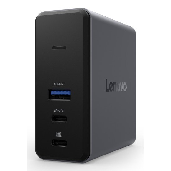 Lenovo G0AE0065EU station d'accueil Avec fil USB 3.2 Gen 1 (3.1 Gen 1) Type-C Noir, Gris