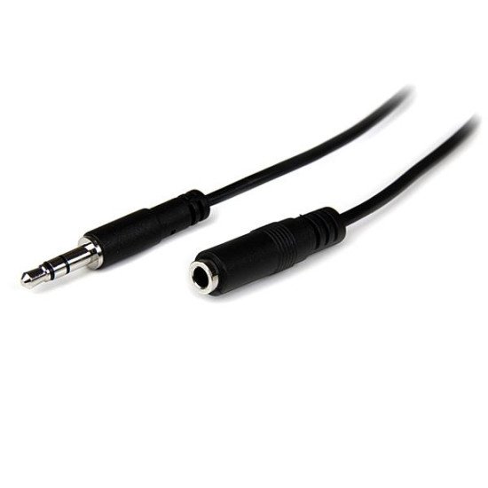 StarTech.com Câble Jack 3,5mm Mâle / Femelle - Rallonge Casque Audio Stéréo Mini Jack - 2 m