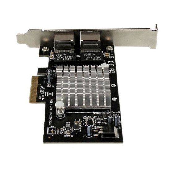 StarTech.com Carte Réseau PCI Express 2 Ports Gigabit Ethernet 10/100/1000 avec Chipset Intel i350