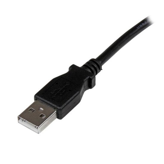 StarTech.com Câble USB 2.0 A vers USB B Coudé à droite Mâle / Mâle pour imprimante - 2 m - Noir