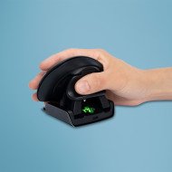 R-Go Tools Souris ergonomique ambidextre R-Go Twister pour droitiers et gauchers, souris verticale avec indicateur de pause LED, souris pliable, connexion Bluetooth et filaire R-Go Tools Souris ergonomique ambidextre R-Go Twister pour droitiers et gauchers, souris verticale avec indicateur de pause LED, souris pliable, connexion Bluetooth et filaire