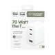 PanzerGlass empower by ® Turbo 70W Multiple Charger incl. 2 x USB-C + USB-A | UK Plug | Silver White Protection d'écran transparent Universel 1 pièce(s)