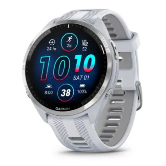 Garmin Forerunner 965 3,56 cm (1.4") AMOLED 47 mm Blanc GPS (satellite)