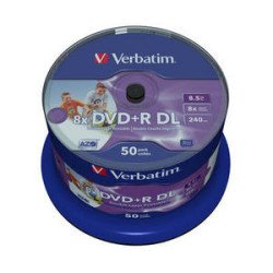 Verbatim 43703 DVD vierge 8,5 Go DVD-R 50 pièce(s) Verbatim 43703 DVD vierge 8,5 Go DVD-R 50 pièce(s)