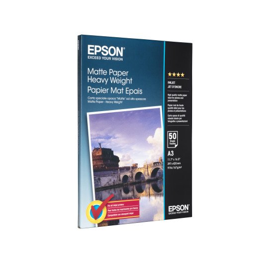 Epson Pap Mat Epais A3 (50f./167g)