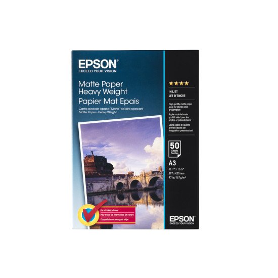 Epson Pap Mat Epais A3 (50f./167g)