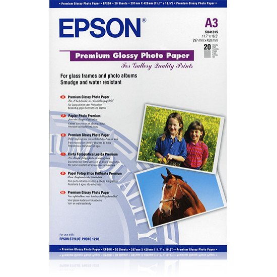 Epson Pap Photo Premium Glacé A3 (20f./255g)