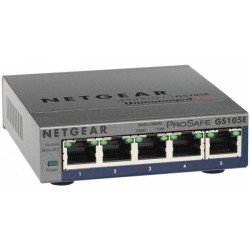 Netgear GS105E-200PES Switch Gigabit Ethernet  Netgear GS105E-200PES Switch Gigabit Ethernet