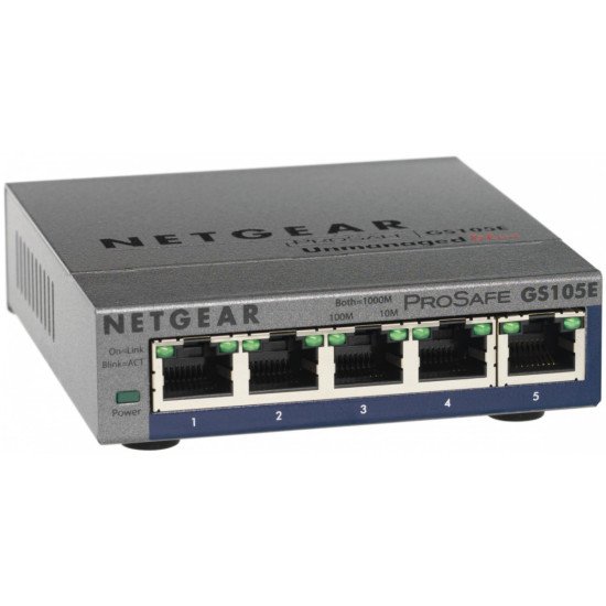 Netgear GS105E-200PES Switch Gigabit Ethernet 