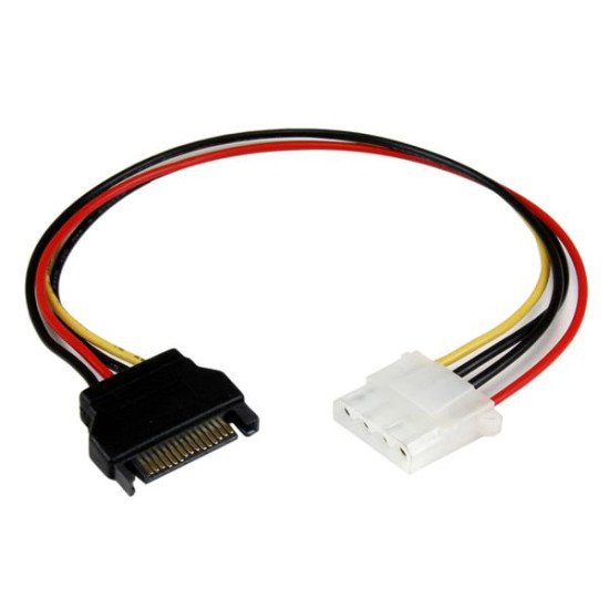 StarTech.com LP4SATAFM12 Câble Adaptateur d'Alimentation Interne SATA vers Molex (4 broches) 30 cm - Femelle vers Mâle