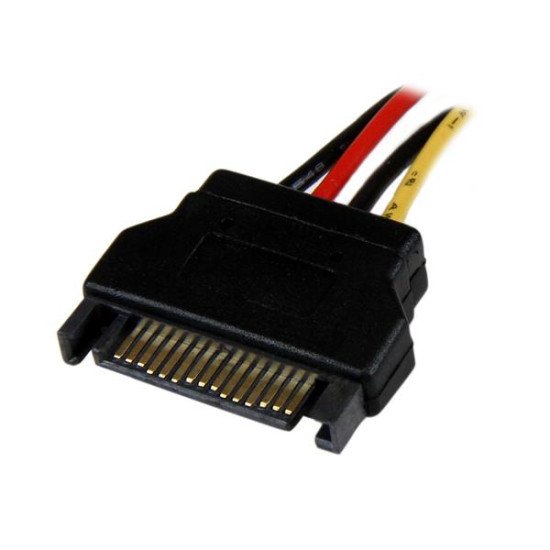 StarTech.com LP4SATAFM12 Câble Adaptateur d'Alimentation Interne SATA vers Molex (4 broches) 30 cm - Femelle vers Mâle